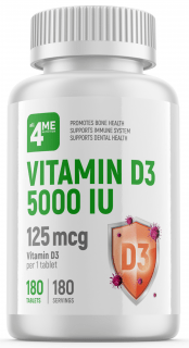 4Me Nutrition Vitamin D3 5000 IU по оптовой цене с доставкой по всей России...